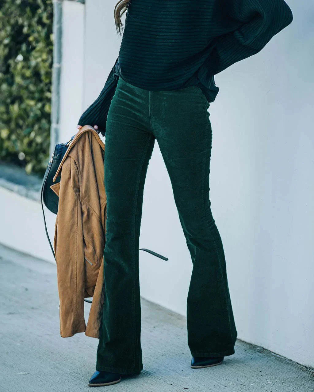 Dames Hoge Taille Flared Broek 7