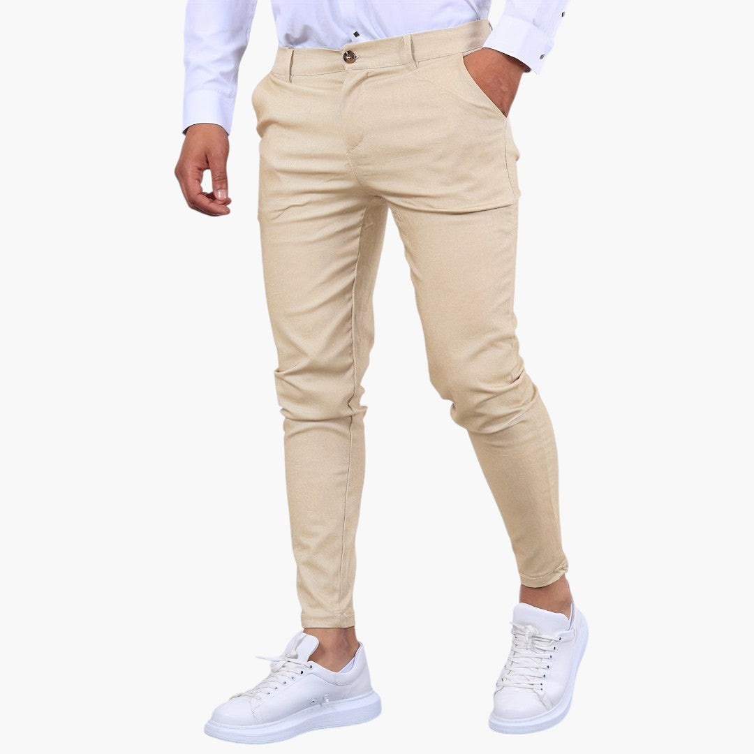 Heren Slim Fit Chino Broek