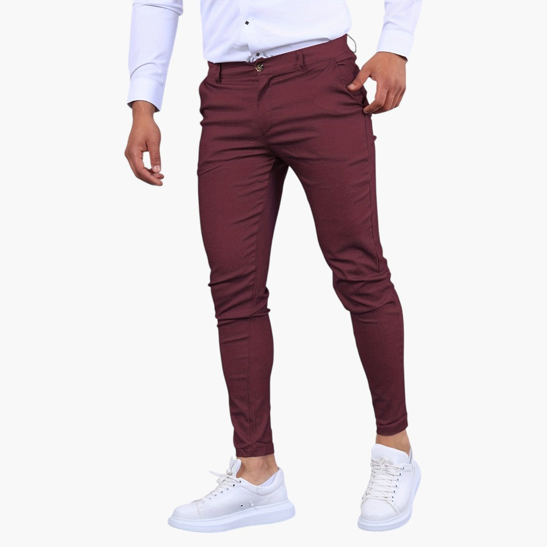 Heren Slim Fit Chino Broek
