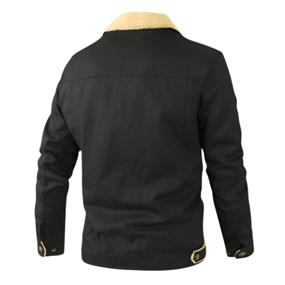 Heren Warme Sherpa Gevoerde Jas 3