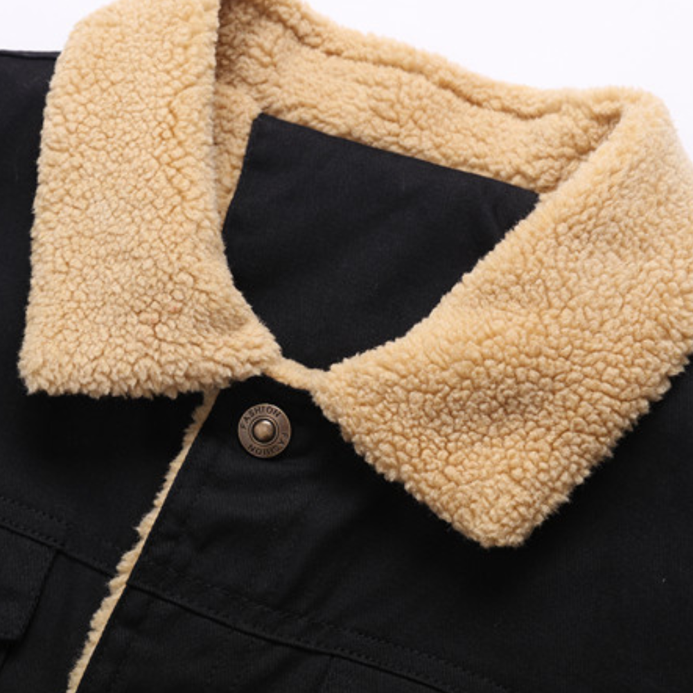 Heren Warme Sherpa Gevoerde Jas 4