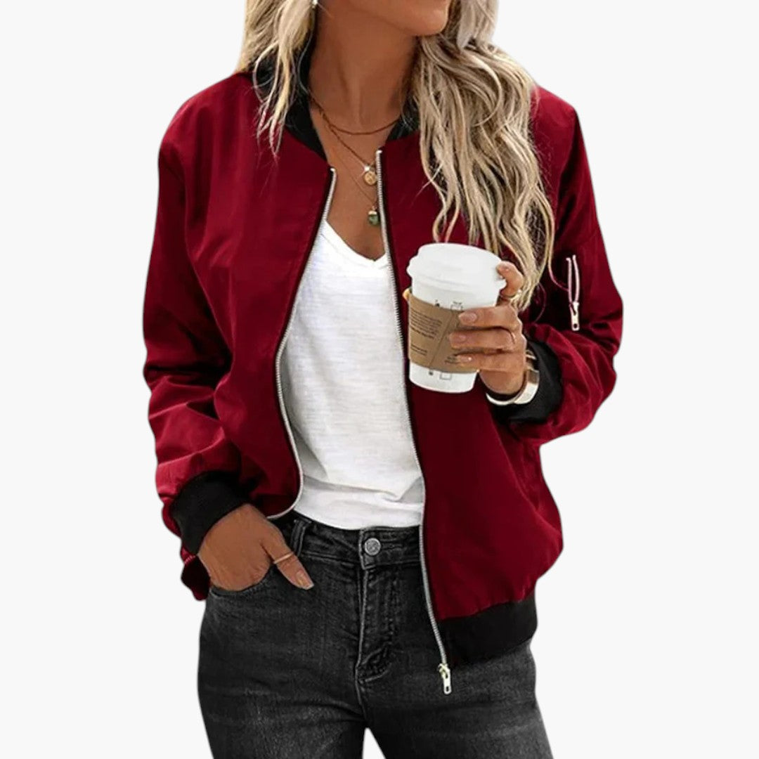 Dames Bomberjas Met Ritsdetails 3