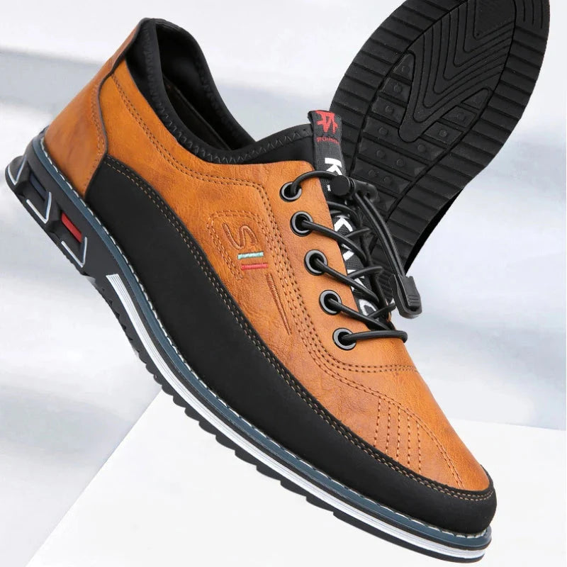 Heren Ademende Leren Sneakers 2