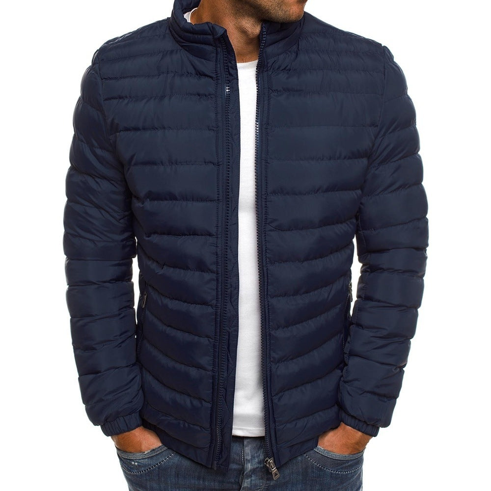 Heren Luxe Donsjas Met Parka Ontwerp 0