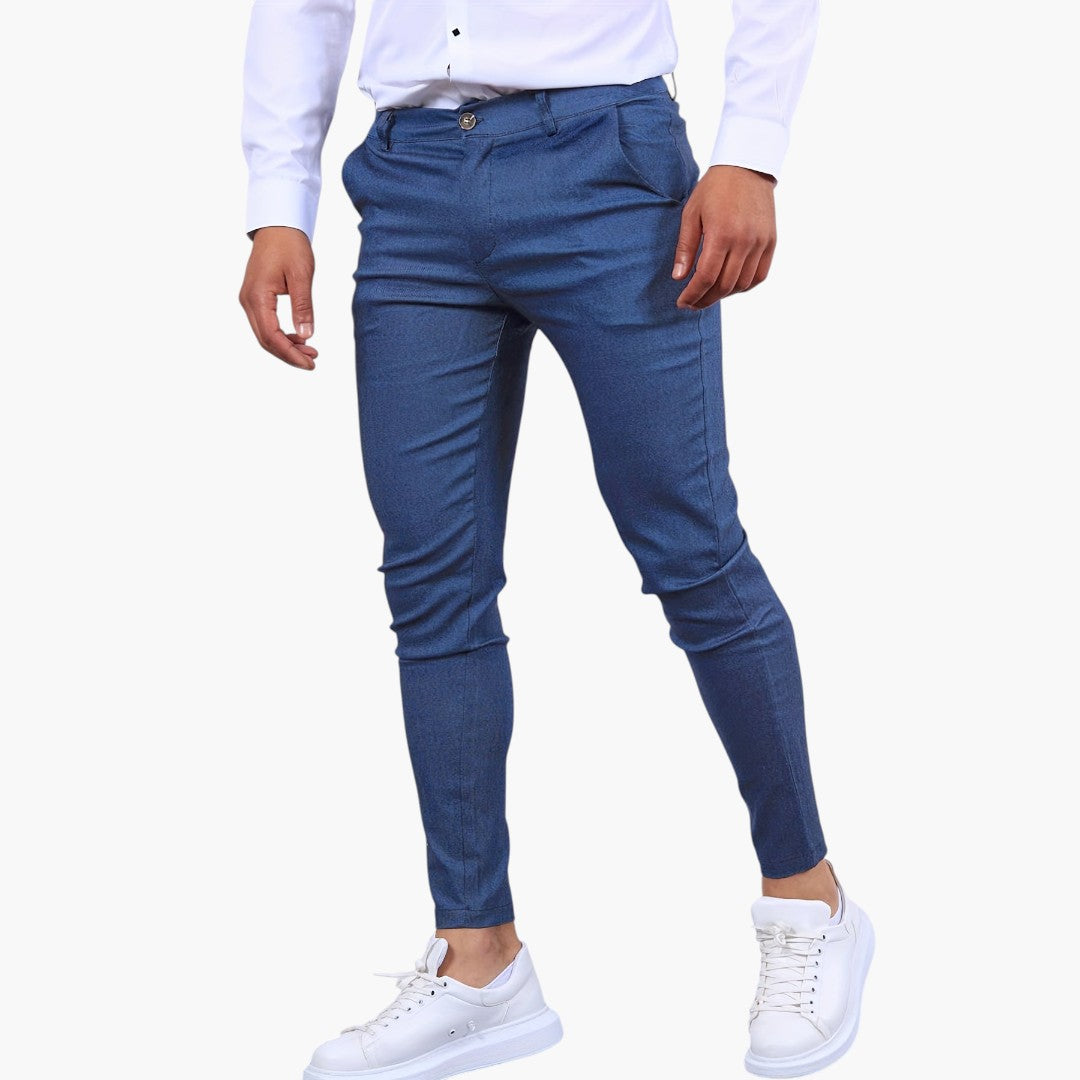 Heren Slim Fit Chino Broek
