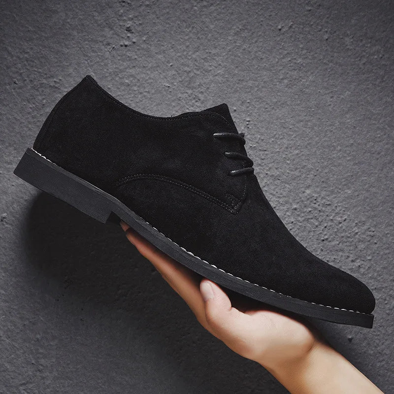 Heren Suède Derby Veterschoenen 5