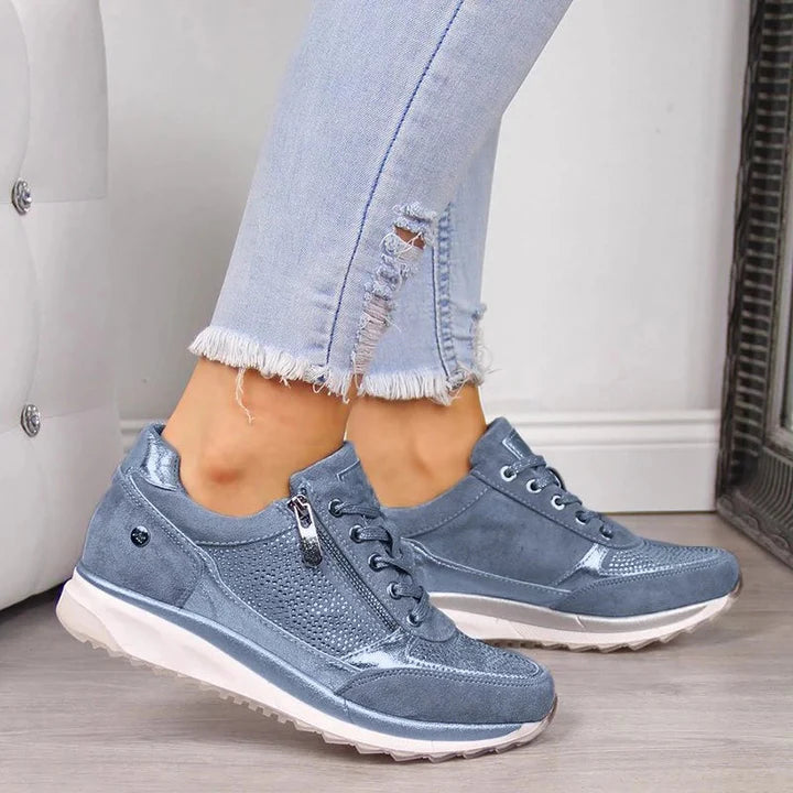 Dames Orthopedische Sneakers Met Rits 5