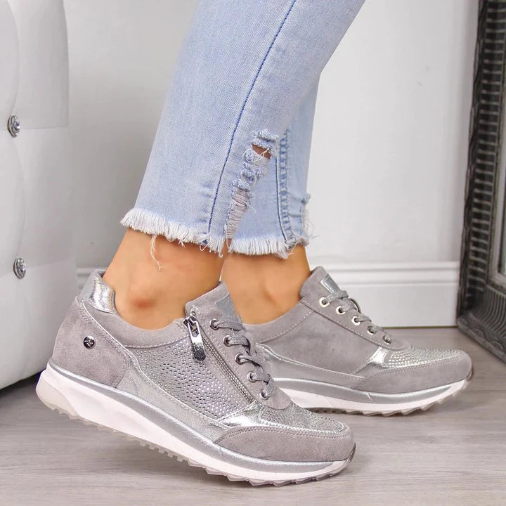 Dames Orthopedische Sneakers Met Rits 3